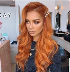 Ginger Blonde Hair, Hair Color Orange, Ginger Hair Color, Hair Color Auburn, Copper Hair Color, Strawberry Blonde Hair, Copper Hair, Hair Dye Colors, Red Hair Color