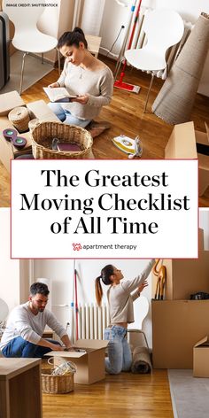 the greatest moving checklist of all time