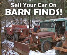 several old trucks are parked in the snow