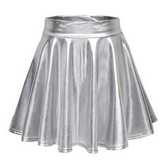 Women's Casual Shiny Metallic Flared Pleated A-Line Mini Skirt Features: 2.Pure Campus Style Waist Type:High waist Material:Polyester fiber Item Type:Tight Style:Fashion Product Description: Material:Polyester fiber Pant Style:Fashion Pattern Type:Pure color Style:Fashion Fit Type:Loose Item Type:Tight Waist Type:High waist Package include:1PC Skirt SizeUS SizeUK SizeEU SizeLengthWaistS483447cm/18.50''66cm/25.98''M6103648cm/18.90''70cm/27.56''L8123849cm/19.29''74cm/29.13''XL10144050cm/19.69''78c Shiny Skirts, Skirt Tutu, Metallic Pleated Skirt, Rok Mini, Pu Leather Skirt, Mini Skater Skirt, Flared Mini Skirt, Party Rock, Rave Outfit