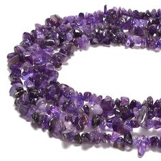 PRICES MAY VARY. Size : Approx 7-8mm Amethyst Chips- 
 Q&A: 
 1. About how many beads are on a strand? 
 A.7-8mm Amethyst Chips-250pcs/strand; (approx 34 inches) 
 2.Why the Gemstone Beads I received is larger / smaller? 
 A: Since the size above is measured by hand, the size of the actual item you received could be slight different from the size above. 
 All stone beads are unique and genuine ,Size may be a little different from the one shown in the picture. 
 3.Why the color of the Gemstone I Cute Wedding Ideas, Beads Jewelry, Amethyst Gemstone, Sewing Stores, Diy Handmade, Colour Tone, Jewelry Making Beads, Loose Beads, Stone Beads