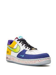 Nike Air Force 1 07 Lv8 'what The La' Sneakers | Farfetch.com Nike Air Force 1 With Speckled Midsole For Streetwear, Nike Air Force 1 High-top With Speckled Midsole, Sporty Nike Air Force 1 Low-top With Speckled Midsole, Nike Air Force 1 Low-top With Abzorb Midsole, Nike Force 1, La Mans, Nike Force, Limited Edition Sneakers, Nike Air Force 1 07