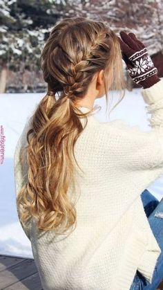 Hairdo Ideas, Double Braids, School Hair, Side Bangs, Spring Hairstyles, Easy Hairstyles For Long Hair, Long Hairstyles