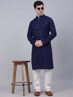 PRODUCT DESCRIPTION ITEM NAME - MEN KURTA PATTERN - As picture shown MATERIAL - Chikankari kurta COLOR- SAME AS PICTURES SIZE - AS YOU SELECTED LENGTH - 38 INCHES NOTE : Pajama is not included. Size name - Actual Chest Size / Kurta Chest Size XS - 30" Inches / 36" Inches S - 34" Inches / 40" Inches M - 36" Inche / 42" Inches L - 40" Inches / 46" Inches XL - 44" Inches / 50" Inches 2XL - 48" Inches / 54" Inches 3XL - 52" Inches / 58" Inches 4XL - 56" Inches / 62" Inches 5XL - 60" Inches / 66" Inc Sequin Kurta Men, Kurta Casual, Traditional Kurta, Party Wear Kurta, Wedding Kurta, Chikankari Kurta, Kurta Patterns, Men Kurta, Men's Kurta