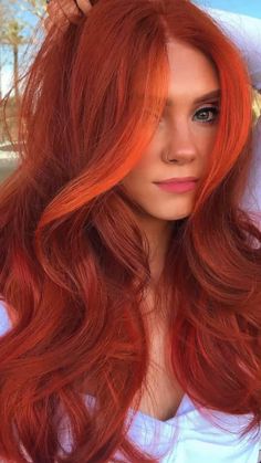 Copper Red Hair Dye, Copper Orange Hair, Copper Hair Dye, Copper Brown Hair Color, Copper Blonde Hair Color, Fantasy Make-up, Red Copper Hair Color, Hair Color Mahogany, Copper Red Hair