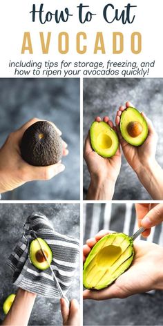 how to cut an avocado in 3 easy steps - step by step instructions