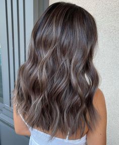 Mocha Hair With Highlights, Mushroom Hair Color, Mushroom Brown Hair Color, Hair Color Ideas For 2023, Mushroom Brown Hair, Mocha Hair, Brown Hair Color Ideas, Mushroom Hair