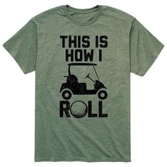 this is how i roll golf tee shirt