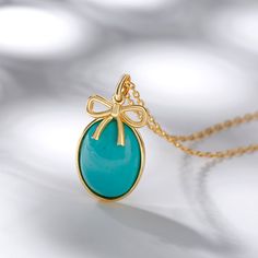 Enhance your graceful style with this oval turquoise pendant in sterling silver. High polish finish is featured in this stunning gemstone jewelry necklace, giving it a brilliant shine and glitz adding to its feminine charm. This chic necklace will surely update any woman's jewelry collection and will compliment casual and formal attires.Carat Weight: 5.615 ctStone Size: 13*17 mmStone Type: Jeulia® StoneNumber of Stones: 1 Stone Shape: OvalStone Color: TurquoiseWeight: 1.4 gWidth: 13.1 mmHeight: Elegant Gold Turquoise Necklace With Oval Pendant, Gold Turquoise Oval Necklace, Elegant Turquoise Teardrop Pendant Necklace As Gift, Elegant Turquoise Gemstone Necklace, Elegant Turquoise Necklace With Round Pendant, Elegant Silver Turquoise Necklace, Fine Jewelry Turquoise Necklace As A Gift, Elegant Turquoise Sterling Silver Necklace, Elegant Turquoise Oval Pendant Jewelry