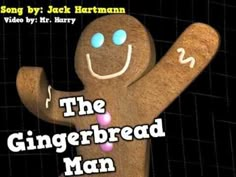 the gingerbread man song by jack hartman is featured in an animated video for children