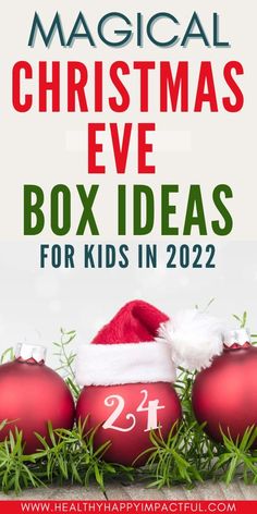 christmas eve box ideas for kids in 2020