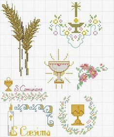 the cross stitch pattern has been designed to look like it is on display