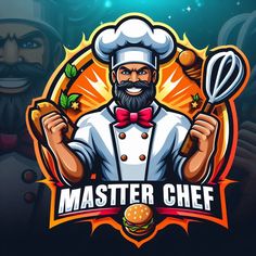 I will make an amazing master chef mascot logo with express deliver Eat Logo, Express Logo, Chef Logo, Sanjeev Kapoor, Makeup Logo, Best Islamic Images, Master Chef, Mascot Logo, Logo Restaurant