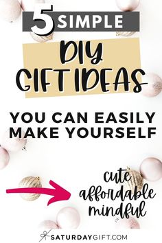 the 5 simple diy gift ideas you can easily make yourself