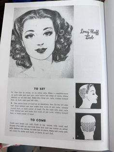 Aesthetic Surgeon, Vintage Haircuts, 1930s Hair, Musical Hair, Historical Hairstyles, 40s Hairstyles, Vintage Hairstyles Tutorial, 1960s Hair, Vintage Curls