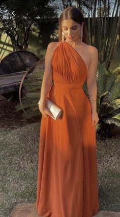 Prom Dresses Custom, Orange Prom Dresses, Robes Glamour, Custom Prom Dress, فستان سهرة, Dresses Elegant, Orange Dress, Evening Dresses Long