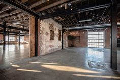 Gallery: Large, Modern Event Venue in Indianapolis | INDUSTRY Event Venue Business, Reception Area Design, Venue Business, Venue Lighting, Space Gallery, Reception Areas, Dance Studio, Event Space