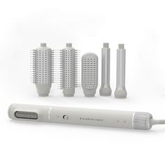 Get the hair you want with incredible salon-quality results when you use this all-in-one styling tool. Create tight curls, loose waves, body, volume, and more with six airflow attachments. From Sharper Image. Blow Dryers Best, Best Wave Hair Tool, Hair Rollers Amazon, Bedt Blowout Tools, Blow Dryer Comb Attachment, Hair Tool, Chakra Colors, Sharper Image, Tight Curls