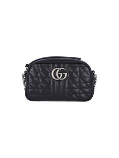 Gucci Gg Marmont Crossbody Bag Formal Gucci Bags With Logo Plaque, Black Bag With Logo Plaque, Gucci Gg Marmont, Gg Marmont, Limited Time, Bath And Body, Crossbody Bag, Gucci, Bath