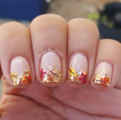 Cutesy Nails, Nail Magic, Thanksgiving Nail Art, Fall Beach, French Tip Nail Designs, Fall Manicure, Fall Nail Art Designs, Nagel Tips, Painted Nails