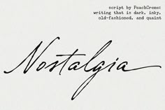 an old handwriting that has been written in black ink with the word utopia on it