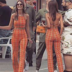 Moda Z Lat 70., Plaid Set, Mode Hippie, 70s Inspired Fashion, 70s Outfits, 70’s Fashion, Keke Palmer, Cooler Look, Outfit Trends