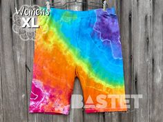 "READY TO SHIP XL Watercolor Style Geode Ice Dye Bike Shorts - Iris These bike shorts are 80% Cotton/18% poly/2% Spandex with a soft elastic waistband.  Approximate Measurements: Length - 17.5\" Width - 13\" Inseam - 9.25\" Please refer to the measurements to make sure this item will fit properly. If you need help finding your measurements, measure a pair of shorts, that you already love the fit, laying flat, from top to bottom (length), width of waistband (width), and the length of the inner se Ship Watercolor, Ice Dye, Ice Dyeing, Bike Shorts, Extra Large, Finding Yourself, Bike, Womens Shorts, Etsy Uk