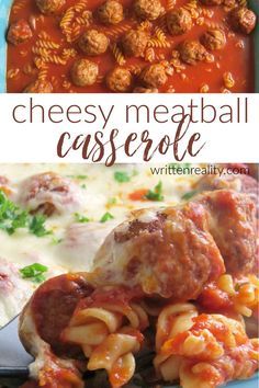 meatball casserole is an easy and delicious dinner that's ready in under 30 minutes