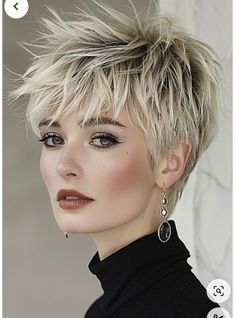 Pixie Mohawk, Haircuts To Try, Edgy Short Haircuts, Trendy Nail Designs, Sassy Haircuts, Edgy Pixie Cuts, Short Hair Images, Edgy Pixie