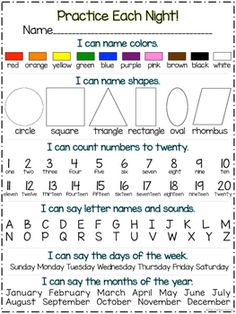 a printable worksheet with numbers and letters for each student to use in their writing