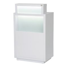 Orsacchiotto LED lighted Reception Desk Small Product Display, Beauty Salon Reception Desk, Beauty Salon Reception, Small Reception Desk, Desk Reception, Salon Reception Desk, Reception Furniture, Reception Counter, Salon Furniture