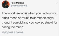 the post is telling people to stop talking about their feelings and saying they're not feeling