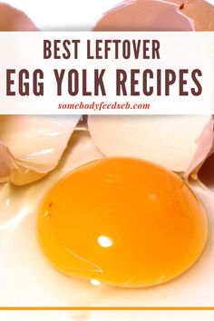 the best leftover egg yolk recipe for breakfast or brunch is easy to make