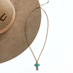 We are in love with these necklaces! Pair it with other similar jewelry to have the full look! This necklace is adjustable up to 19 inches long. The cross pendant is an inch long. SKU: #0830-2261 Turquoise Cross Pendant Necklace As Gift, Adjustable Turquoise Cross Jewelry, Necklace With Cross, Giddy Up Glamour, Full Look, The Cross, Cross Pendant, Our Love, Sale Items