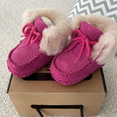 So Darling! Never Worn Brown Fur Boots, Sequin Ugg Boots, Toddler Ugg Boots, Blue Suede Boots, Glitter Shorts, Pink Uggs, Baby Uggs, Gold Boots, Black Ugg Boots