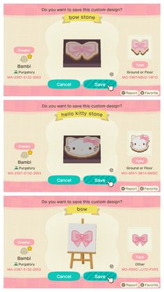 an info sheet showing the different types of items in this game and how to use them