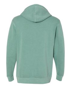 Midweight Pigment-Dyed Hooded Sweatshirt - PIGMENT MINT - 2XL | Independent Trading Co. Men's Midweight Pigment-Dyed Hooded Sweatshirt in Pigment Mint Size 2XL | 80/20 Cotton/Polyester Green Washed Cotton Sweatshirt, Cotton Soft-washed Hoodie, Acid Wash Tops With Drawstring Hood And Relaxed Fit, Relaxed Fit Acid Wash Top With Drawstring Hood, Acid Wash Top With Drawstring Hood And Relaxed Fit, Blue Pigment, Black Pigment, Hooded Sweatshirt, Hooded Sweatshirts