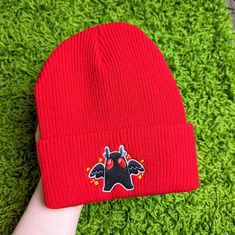 ❤ MOTHMAN BEANIE ❤ ♡ The mysterious Mothman is on the prowl! ♡ This soft and comfortable Beanie is perfect for keeping your head warm! ♡ Art is made by me :) ♡ Sizes: - 7.5x7.5", Brim: 2.75 - 19cm x 19cm, Brim: 7cm - Head Circumference: 54cm-60cm ♡ Material: Acrylic Fiber ♡ SHIPPING & RETURNS ♡ - Please allow 1-4 business days for processing and shipping your order! - This item will be shipped in a cardboard mailer. - No returns or exchanges will be accepted and I am not responsible for any dela Baby Stickers, Acrylic Fiber, Skull Cap Beanie, Fabric Bags, Baby Star, Skull Cap, Head Circumference, Your Head, Made By Me