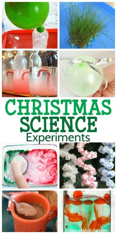 christmas science experiments for kids that are fun to do with the kids and they will love them