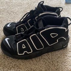 Reposhing This Item I Purchased From @Res4. Loved It, But Ready To Rotate For Something New. Questions? Leave A Comment Below! Nike Air More Uptempo Black, Nike Air More Uptempo, Nike Air More, Shoes Nike Air, Shoes Nike, Mens Shoes Sneakers, Black Nikes, Something New, Nike Men