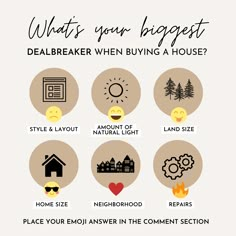 what's your biggest dealbreakerr when buying a house? info from the real estate agent