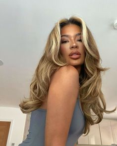 Blonde Hair On Mixed Women, Kim Kardashian Honey Blonde Hair, Blonde Hair For Latinas, Mixed Girl With Blonde Hair, Blonde Hispanic Women, Brown Girl With Blonde Hair, Beyonce Honey Blonde Hair, Honey Blonde On Brown Skin, Blonde Hair Mixed Girl