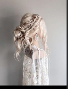 Bridemaids Hairstyles, Wedding Hair Up, Viking Wedding, Long Blonde, Wedding Hairstyles For Long Hair