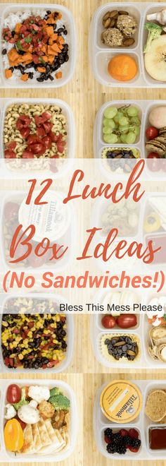 lunch box ideas no sandwiches and salads