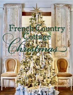 french country cottage christmas book cover