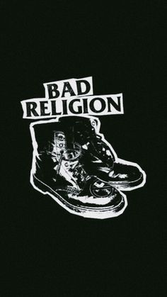 Bad Religion Logo, Punk Rock Wallpaper, Band Merch Ideas, Punk Stickers, Band Covers, Punk Logo, Kaos Band, Punk Wallpaper, Bad Religion