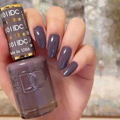 DC #101 Blue Plum Best Fall Nail Colors Dnd, Dnd 101 Blue Plum, Dnd Blue Plum, Fall Plum Nails, Dnd Winter Nail Colors, Dnd Polish, Dnd Nails, Dnd Gel Nail Polish, Plum Nails