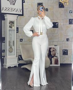 Courtship Dress, Suits For Women Prom, Long Sleeve Bridal Dresses, Bride Dress Simple, 2piece Outfits, Dinner Dress Classy, Fancy Tops, Fashion Tops Blouse, Casual Day Outfits