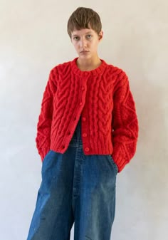 Masc Style, Lauren Manoogian, Perfect Jeans, 가을 패션, Knit Fashion, Looks Style, Knitting Inspiration, Small Batch, Vintage Finds