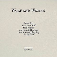 a book cover with an image of wolf and woman written in black on the front